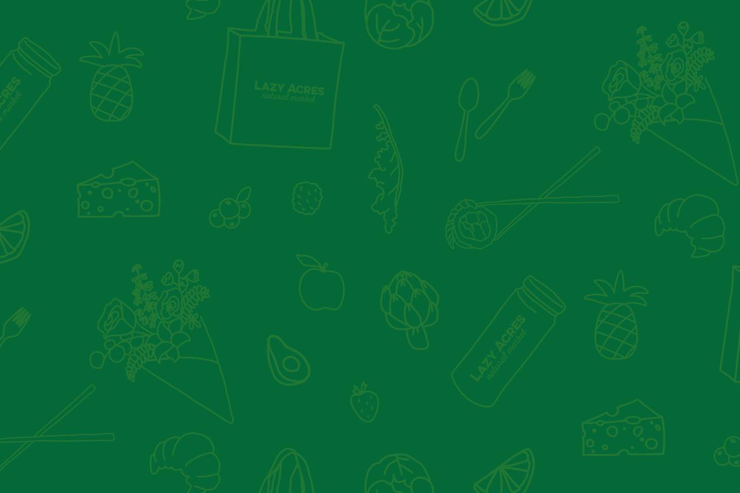 icons of food, shopping bags
