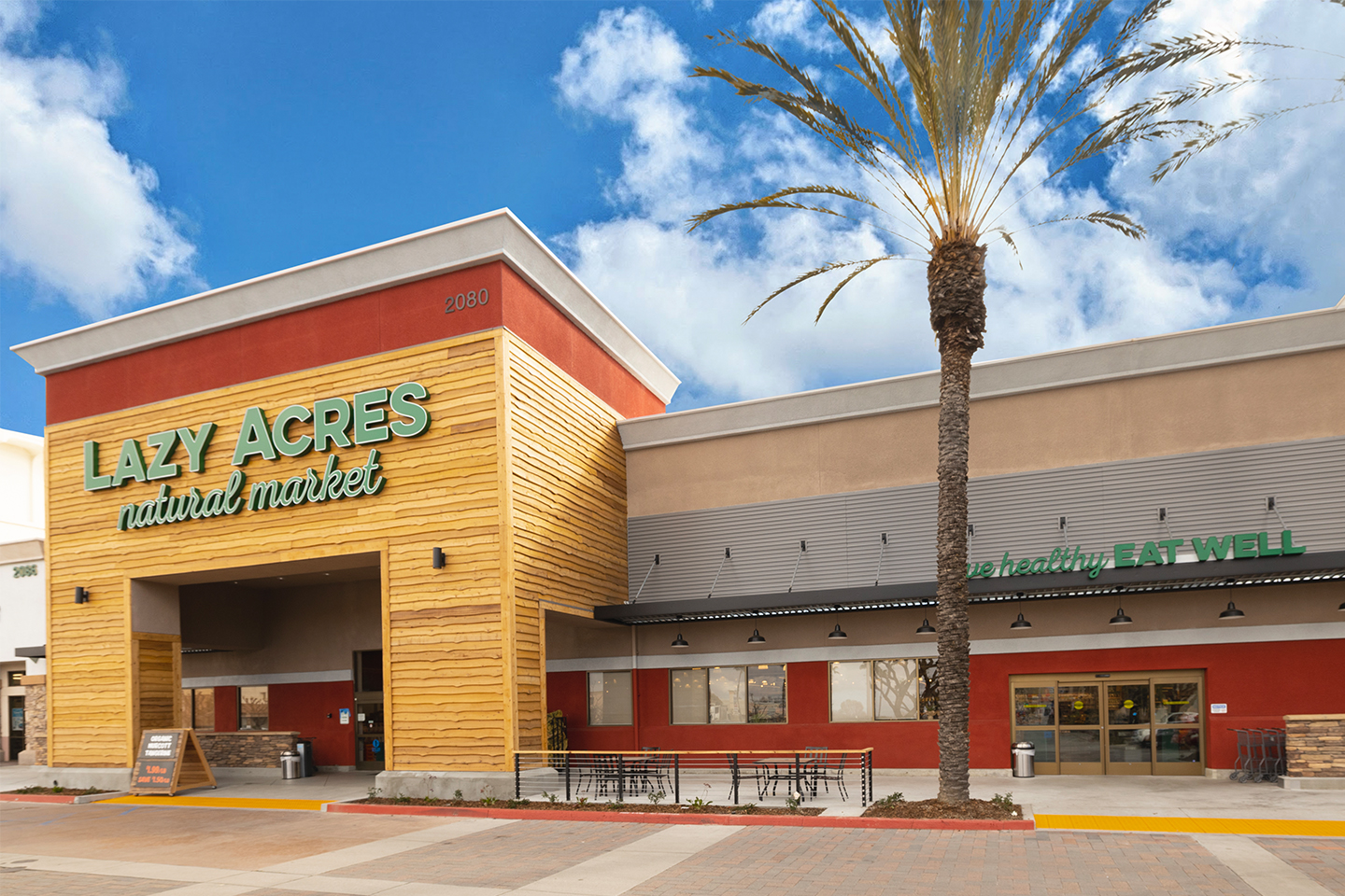 Front of Lazy Acres Store at Long Beach