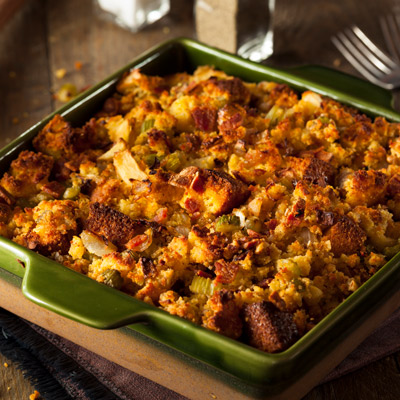 Stuffing With Butternut Squash And Leeks
