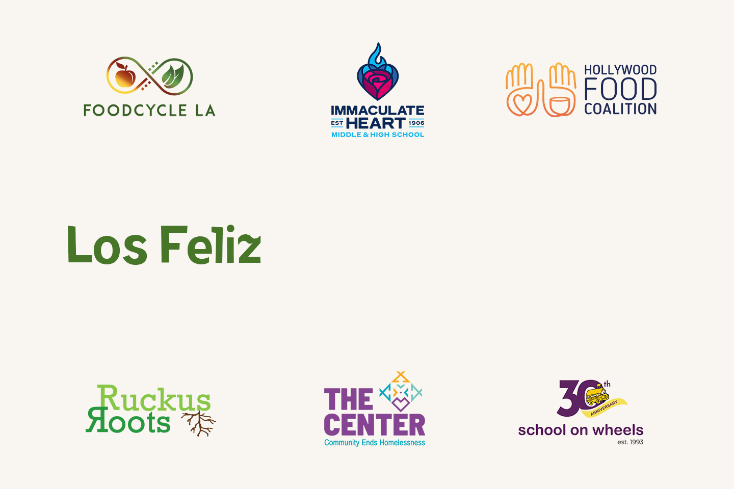 Los Feliz storefront partner logos