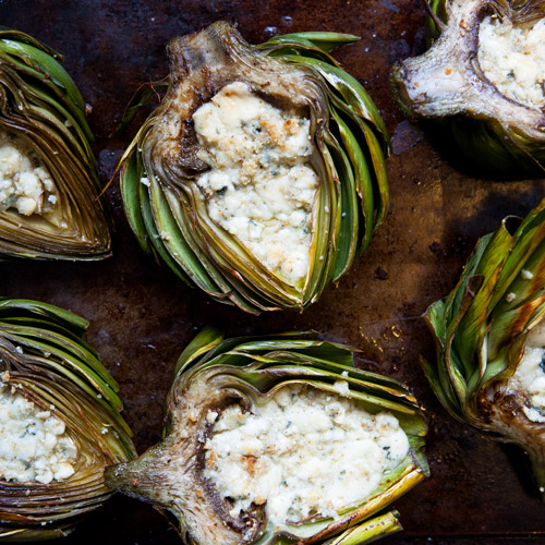 Blue Cheese-Stuffed Artichokes