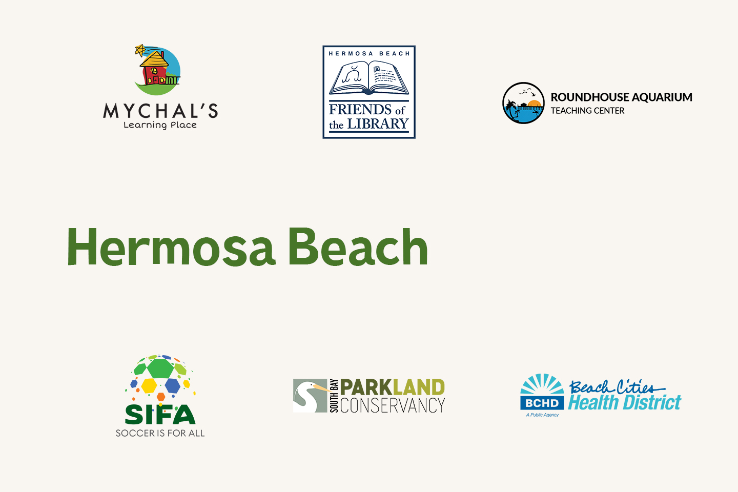 Hermosa Beach Storefront Partner Logos